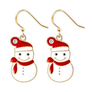 5/$25 All Items $17 & Under Snowmen CHRISTMAS EARRINGS SALE DANGLE Snowman